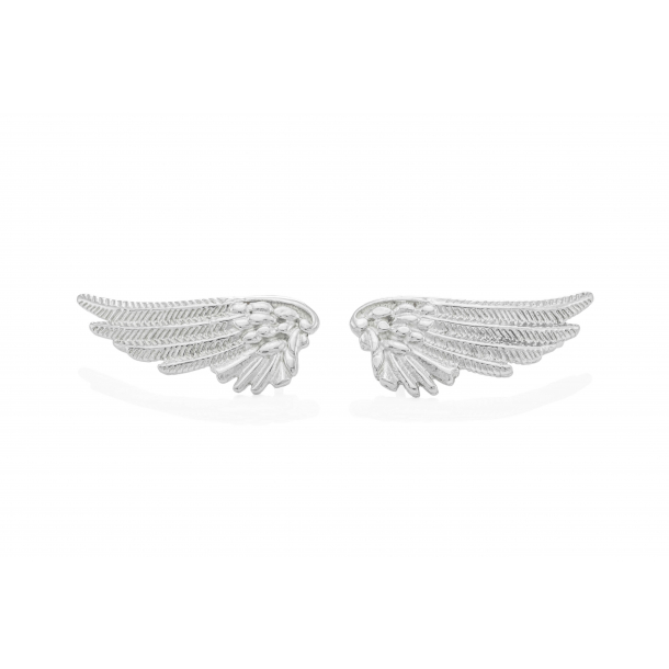 Angel Wings Earcuffs - "Silver"