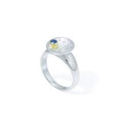 Lunar Signet Ring - Blue Moon