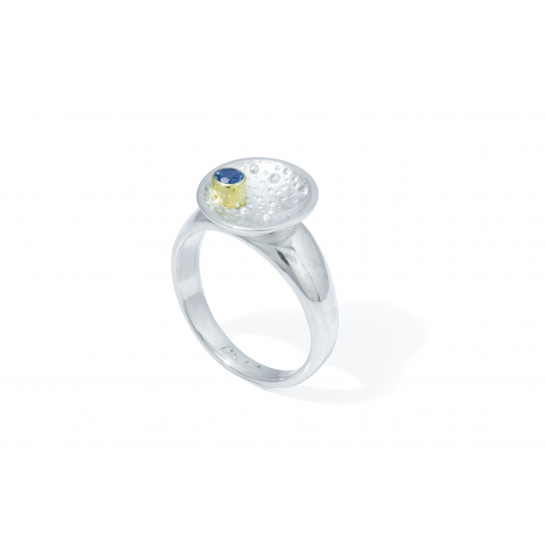 Lunar Signet Ring - Blue Moon