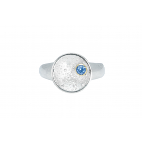 Lunar Signet Ring - Blue Moon