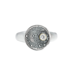 Lunar Signet Ring - "Moon &amp; Star"