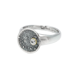Lunar Signet Ring - "Moon &amp; Star"